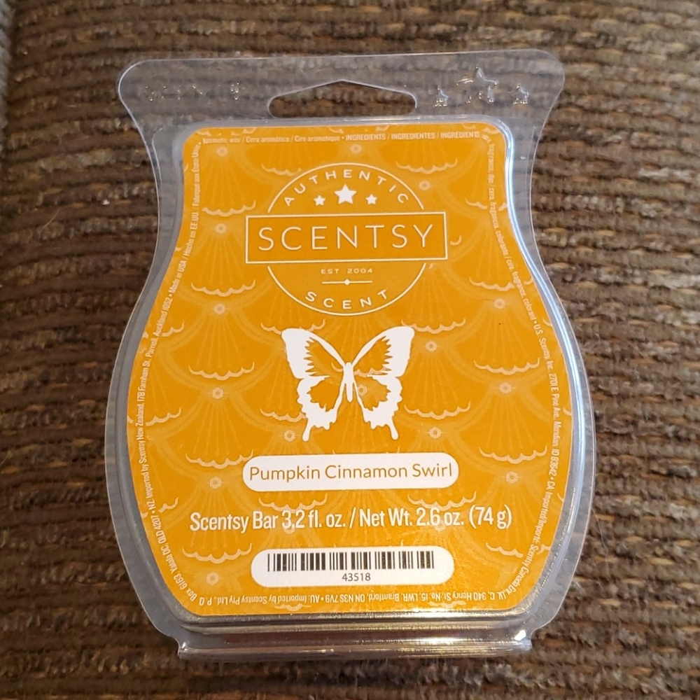 Pumpkin Cinnamon Swirl Scentsy Bar
